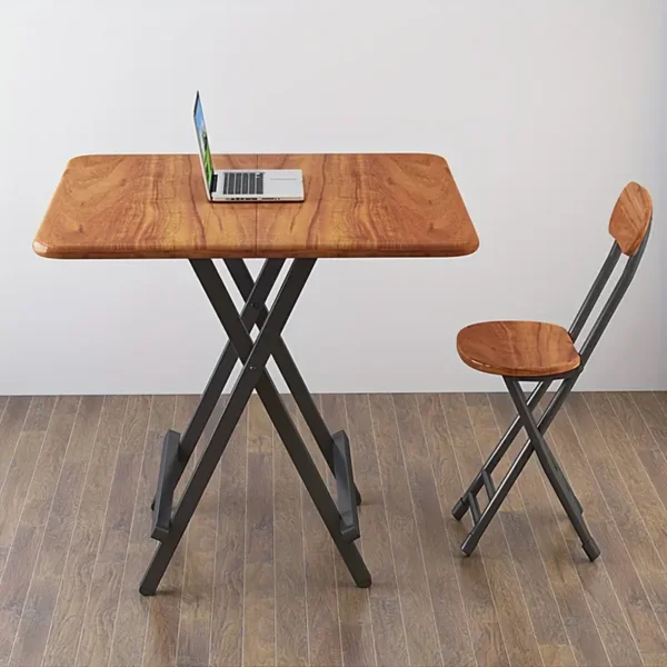Compact & Comfortable Folding Chair with Backrest - Perfect for Home, Dorms & Office Use
