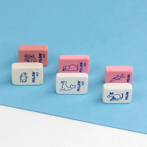 Milan Cartoons Designs 445 Erasers Single Piece