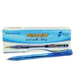 Piano Ball pen CLICK SKY Blue 10 Pcs/Box