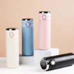 Water Bottle With LED Temperature Stainless Steel Travel Thermos Bottle