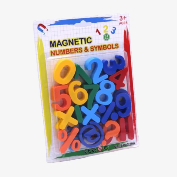 Magnetic Numbers & Symbols 123 Set Of 37 Piece