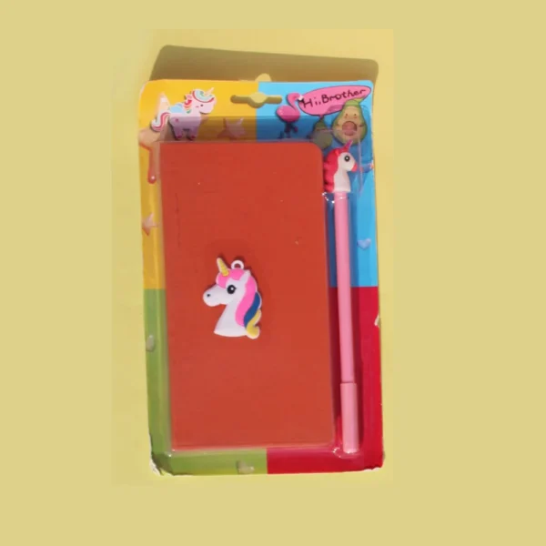 Unicorn Hard Cover Journal Notebook With Gel Pen
