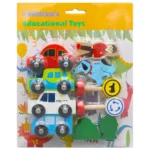 Wooden Street Traffic Signs for Kids