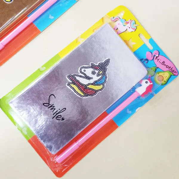 Unicorn Hard Cover Journal Notebook With Gel Pen