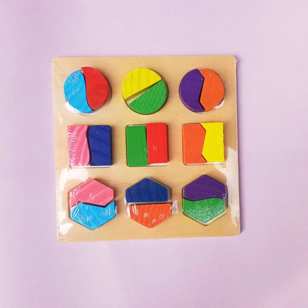 Wooden Geometric Shapes Puzzle